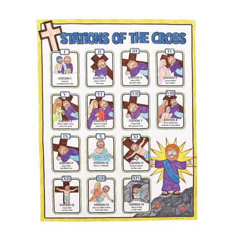 stations of the cross for children images